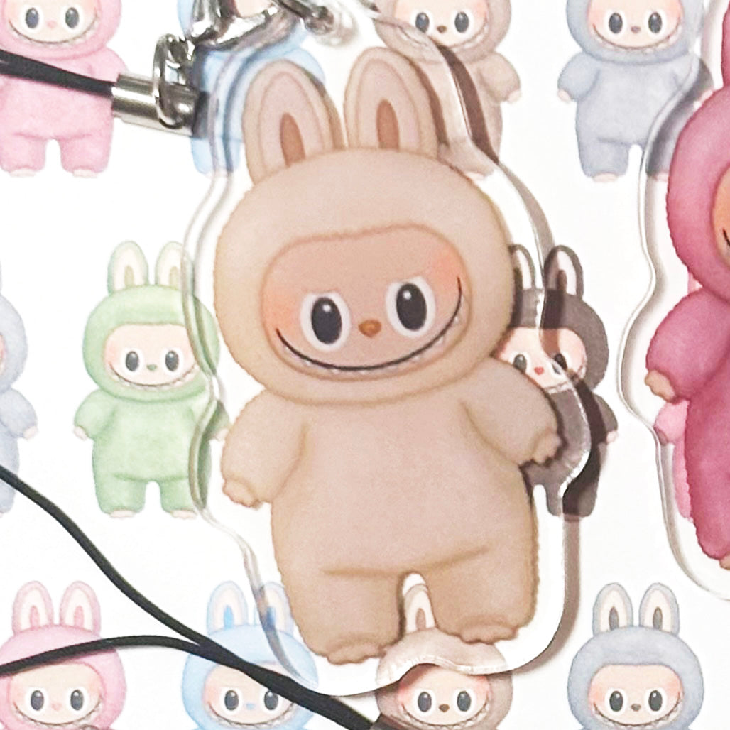 Labubu Exciting Macaron Series Mini Acrylic Charms