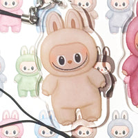 Labubu Exciting Macaron Series Mini Acrylic Charms