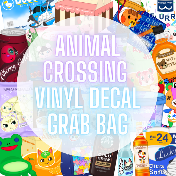 [WATERPROOF] Animal Crossing Vinyl Sticker Decal Bundle Grab Bag