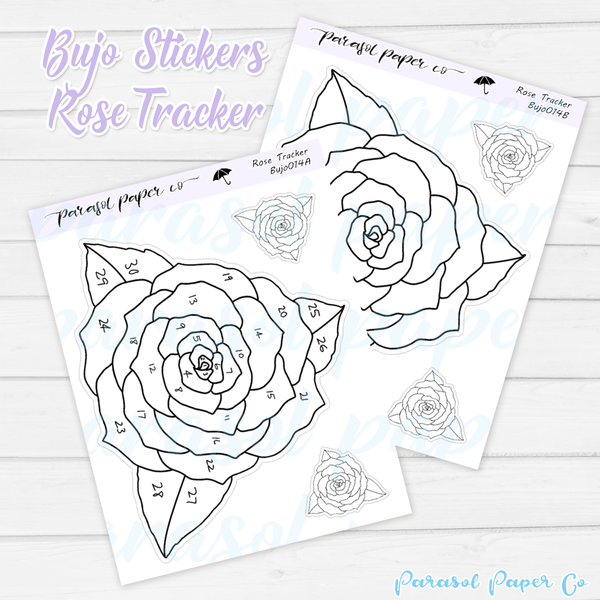 Bujo 014 - Rose Trackers
