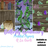 Butterfly Apothecary - Vellum and Cardstock Paper