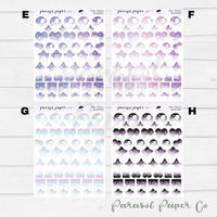 Bujo Deco Shapes - Cloud Bank CLEAR - BCS006