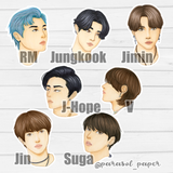 BTS DYNAMITE Die Cut Sticker