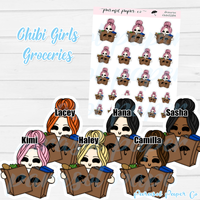 Chibi Girl - Groceries