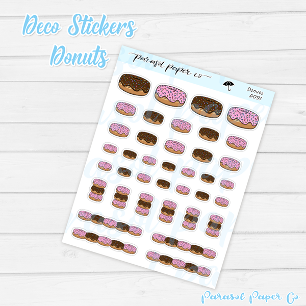 D091 - Donut Deco Stickers