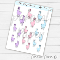 Pastel Llama Enamel Pin Bundle