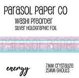 Preorder ghouls energy foiled washi set crystalize