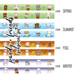 Pandy and Friends Seasonal Washi Set