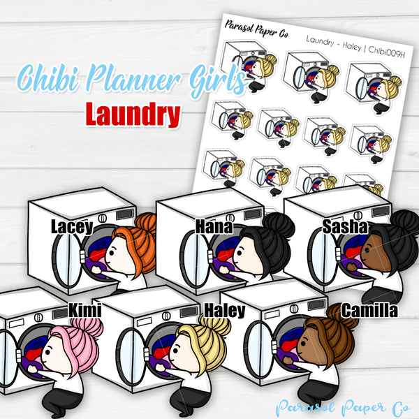 Chibi Girl - Laundry