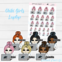 Chibi Girl - Laptop