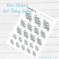 D078  - Not Today Satan