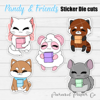 Pandy and Friends - Sticker Die Cut - Planner