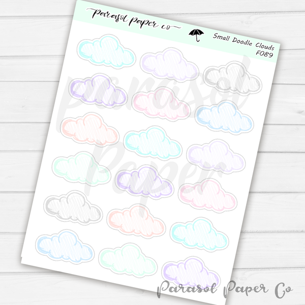 F089 - Small Doodle Cloud Boxes