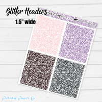 Ghouls Night Out - Glitter Headers