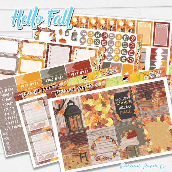 Fall Huddle Kit Hello Fall Weekly Kit – Parasol Paper Co