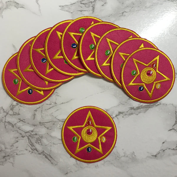 Sailor Moon Crystal Star Compact Iron-on Patch