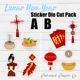 Lunar New Year - Sticker Die Cut Packs