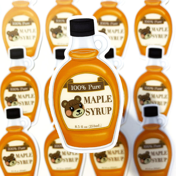 [WATERPROOF] ACNH Maple Syrup Vinyl Sticker Decal