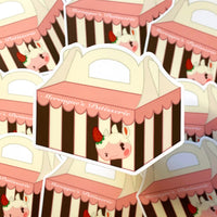 [WATERPROOF] ACNH Merengue's Patisserie Cake Box Vinyl Sticker Decal