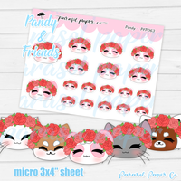 Pandy and Friends - Flower Crown- PF063