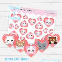 Pandy and Friends - Valentine's Heart - PF090
