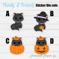 Pandy and Friends - Sticker Die Cut - Yin