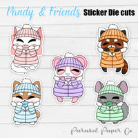 Pandy and Friends - Sticker Die Cut - Puffer