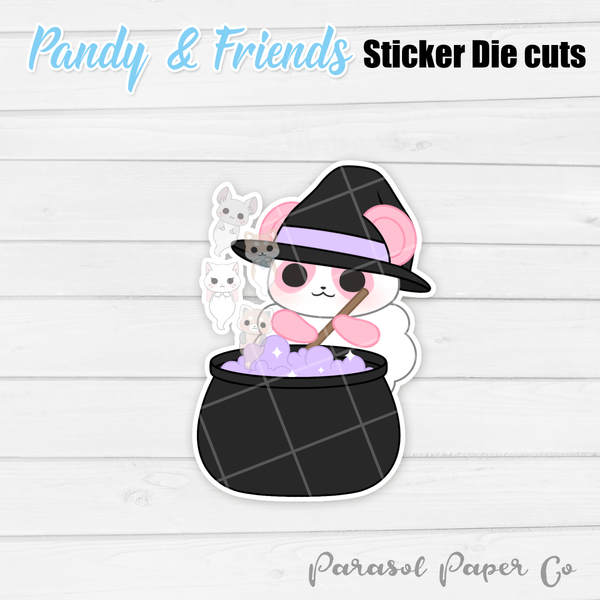 Pandy and Friends - Sticker Die Cut - Pandy's Cauldron