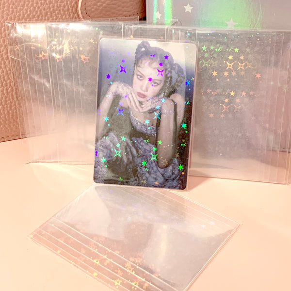 Holo Sparkle Kpop Photocard Top Loader Sleeve