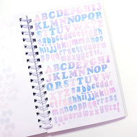 Bujo Deco Letters CLEAR