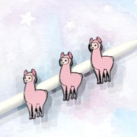 Pastel Llama Enamel Pin Bundle