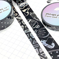 Ghouls Blackout Foiled Washi Set