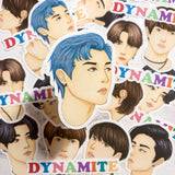 BTS DYNAMITE Die Cut Sticker