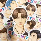 BTS DYNAMITE Die Cut Sticker