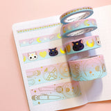 Pastel Moon Princess Foiled Washi Set