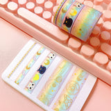 Rainbow Moon Princess Foiled Washi Set