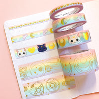 Rainbow Moon Princess Foiled Washi Set