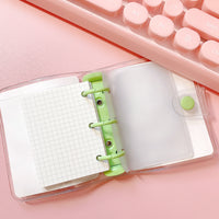 Green Clear Mini Binders