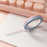 Washi Tape - 7mm Skinny Cotton Candy Moonlight Foiled Washi Tape