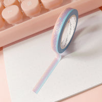 Washi Tape - 7mm Skinny Cotton Candy Moonlight Foiled Washi Tape
