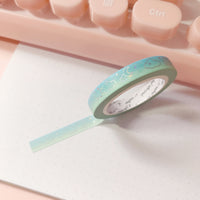 Washi Tape - 7mm Skinny Frosty Moonlight Foiled Washi Tape