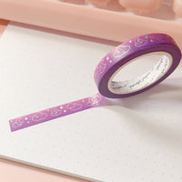 Washi Tape - 7mm Skinny Magick Moonlight Foiled Washi Tape