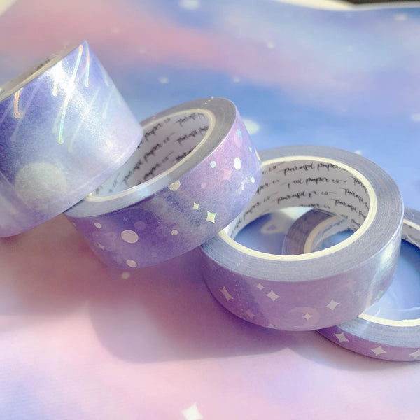 Soft Skies Foiled Washi Set
