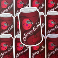 [WATERPROOF] ACNH Cherry Cola Soda Pop Vinyl Sticker Decal