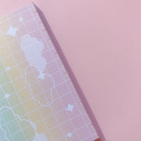 Small Memo Pad -- Rainbow Moonlight -- B Grade