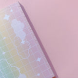 Small Memo Pad -- Rainbow Moonlight -- B Grade