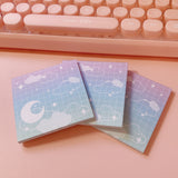 Small Memo Pad -- Fantasy Moonlight -- B Grade