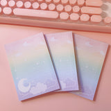 Large Memo Pad -- Rainbow Moonlight -- B Grade