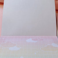 Large Memo Pad -- Rainbow Moonlight -- B Grade