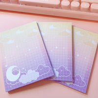 Large Memo Pad -- Dreamy Moonlight -- B Grade